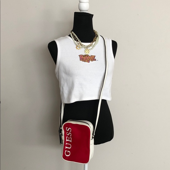 Guess White Monogram Crossbody Bag - Picture 10 of 10